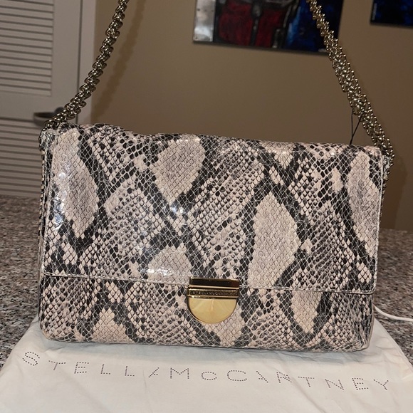 Stella McCartney‼️ BLACK FRIDAY SALE‼️Vegan Leather Snakeskin Shoulder  Bag - Picture 8 of 17
